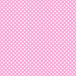 Printed Pattern Vinyl - Glossy - Light Pink and White Polka Dots 12" x 12" Sheet