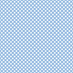 Printed Pattern Vinyl - Glossy - Light Blue and White Polka Dots 12" x 24" Sheet