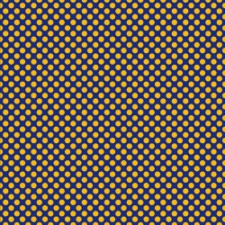 Printed Pattern Vinyl - Glossy - Navy and Old Gold Polka Dots 12" x 12" Sheet