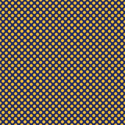 Printed Pattern Vinyl - Glossy - Navy and Old Gold Polka Dots 12" x 24" Sheet