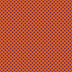 Printed Pattern Vinyl - Glossy - Orange and Purple Polka Dots 12" x 24" Sheet