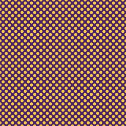 Printed Pattern Vinyl - Glossy - Purple and Yellow Polka Dots 12" x 12" Sheet