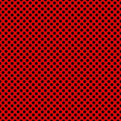 Printed Pattern Vinyl - Glossy - Red and Black Polka Dots 12" x 24" Sheet