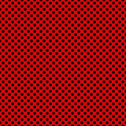 Printed HTV Red and Black Polka Dots Print 12" x 15" Sheet