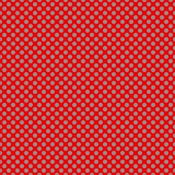 Printed Pattern Vinyl - Glossy - Red and Grey Polka Dots 12" x 24" Sheet