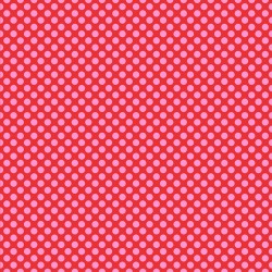 Printed HTV Red with Pink Polka Dots Print 12" x 15" Sheet