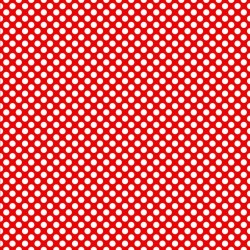Printed Pattern Vinyl - Glossy - Red and White Polka Dots 12" x 24" Sheet