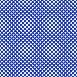 Printed Pattern Vinyl - Glossy - Blue and White Polka Dots 12" x 12" Sheet