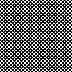 Printed Pattern Vinyl - Glossy - Small Black White Polka Dots 12" x 24" Sheet