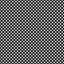 Printed Pattern Vinyl - Glossy - Small Black White Polka Dots 12" x 24" Sheet