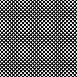 Printed Pattern Vinyl - Glossy - Small Black White Polka Dots 12" x 12" Sheet