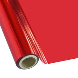 25 Foot Roll of 12" StarCraft Electra Foil - Red