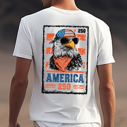 Press Ready Transfer - America 250 Stamp