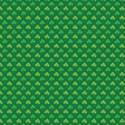 Printed HTV Green Shamrocks 12" x 15" Sheet