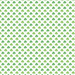 Printed HTV White with Green Shamrocks 12" x 15" Sheet