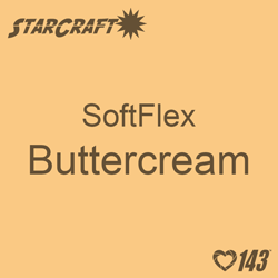 12" x 24" Sheet - StarCraft SoftFlex HTV - Buttercream