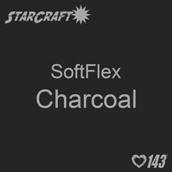 12" x 12" Sheet - StarCraft SoftFlex HTV - Charcoal