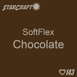 12" x 24" Sheet -StarCraft SoftFlex HTV - Chocolate