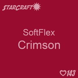 12" x 5 Yard Roll - StarCraft SoftFlex HTV - Crimson