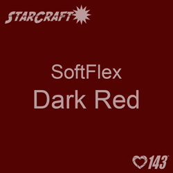 12" x 5 Yard Roll - StarCraft SoftFlex HTV - Dark Red