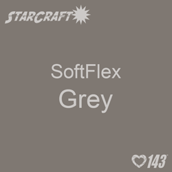 12" x 24" Sheet StarCraft SoftFlex HTV - Grey 