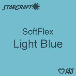 12" x 5 Foot Roll -StarCraft SoftFlex HTV - Light Blue