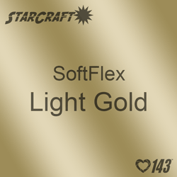 12" x 12" Sheet - StarCraft SoftFlex HTV - Light Gold