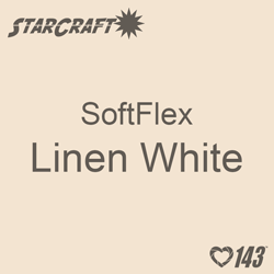 12" x 5 Yard Roll - StarCraft SoftFlex HTV - Linen White