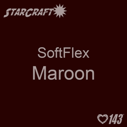 12" x 5 Yard Roll - StarCraft SoftFlex HTV - Maroon