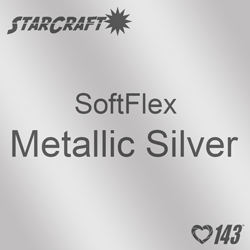 12" x 24" Sheet StarCraft SoftFlex HTV - Metallic Silver 