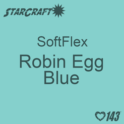 12" x 5 Foot Roll - StarCraft SoftFlex HTV - Robin Egg Blue