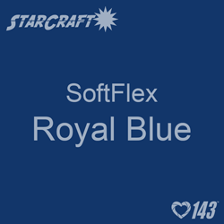 12" x 5 Yard Roll - StarCraft SoftFlex HTV -  Royal Blue