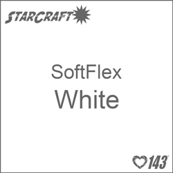 12" x 12" Sheet StarCraft SoftFlex HTV - White