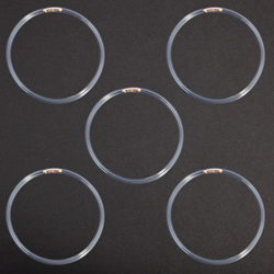 Clear Tube Bracelet - 5 Pack