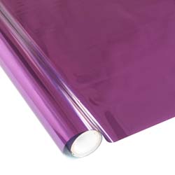 25 Foot Roll of 12" StarCraft Electra Foil - Red Violet