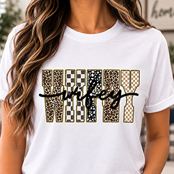 Press Ready Transfer - Checkered & Leopard Wifey