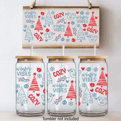 Press Ready UV DTF Decal - 16oz Wrap - Winter Vibes