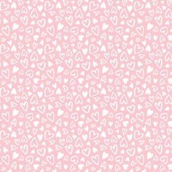Printed Pattern Vinyl - Matte - All the Hearts - Light Pink - 12" x 12"