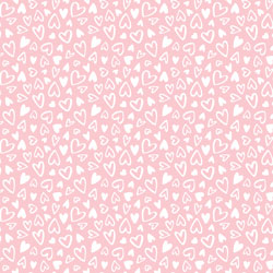 Printed Pattern Vinyl - Matte - All the Hearts - Light Pink - 12" x 12"