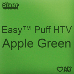 Easy™ Puff HTV: 12" x 24" - Apple Green