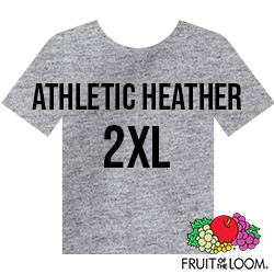 Fruit of the Loom Iconic™ T-shirt - Athletic Heather - 2XL