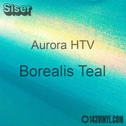 Siser Aurora HTV 12 x 12 Sheet - Borealis Teal