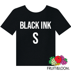 Fruit of the Loom Iconic™ T-shirt - Black Ink - Small