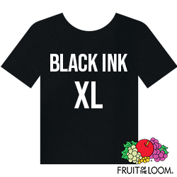 Fruit of the Loom Iconic™ T-shirt - Black Ink - XL
