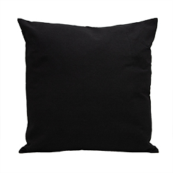 Canvas Pillow Cover - Black Canvas Pillow Cover - Black