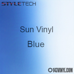 StyleTech Sun Vinyl - Blue - 12" x 12" Sheet     
