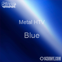 12" x 20" Sheet Siser Metal HTV - Blue