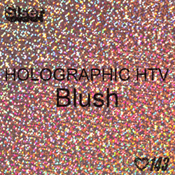 12" x 20" Sheet Siser Holographic HTV - Blush