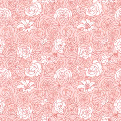 Printed HTV - Blushing Blooms  - 12" x 15"