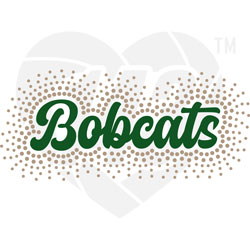 Faux Rhinestone - Bobcats